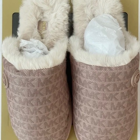 Janis Faux Fur-Lined Logo Jacquard Slipper - Picture 5 of 6